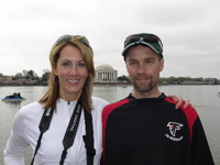 Curt with his sister Linda