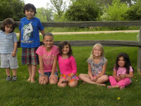 The Gross kids' and Brantae and Sadye